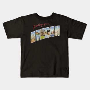 Greetings from Oregon Kids T-Shirt